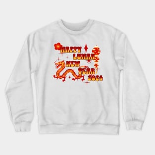 Happy Lunar New Year 2024 Crewneck Sweatshirt